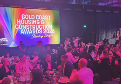 Dellwood Constructions team attending the 2026 Master Builders Gold Coast Housing and Construction Awards