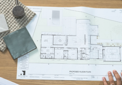 Floor plan for a Dellwood Constructions home renovation project